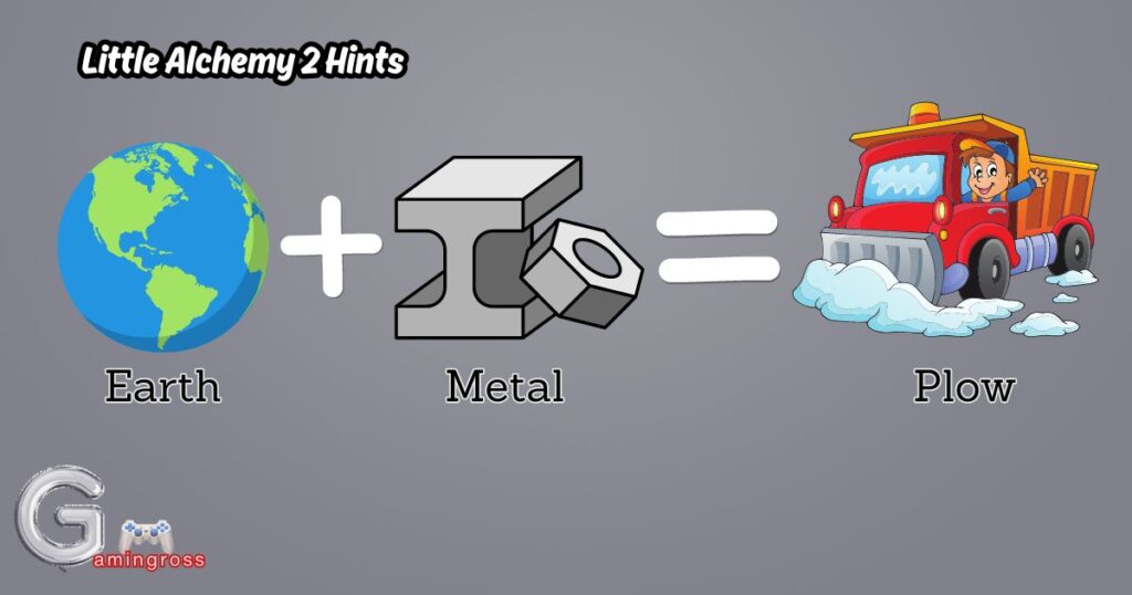 Crafting a plow in Little Alchemy 2