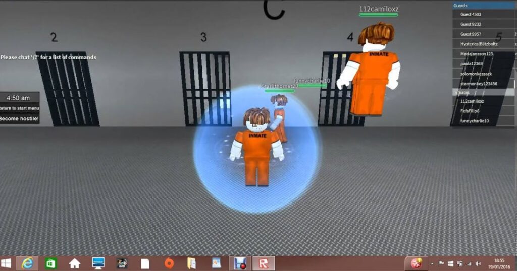 Playing Roblox on a PC 