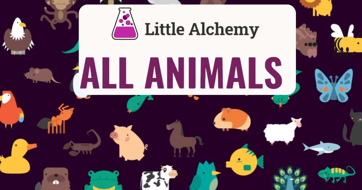 All 102 Animals in Little Alchemy 2: How to Make All Animals